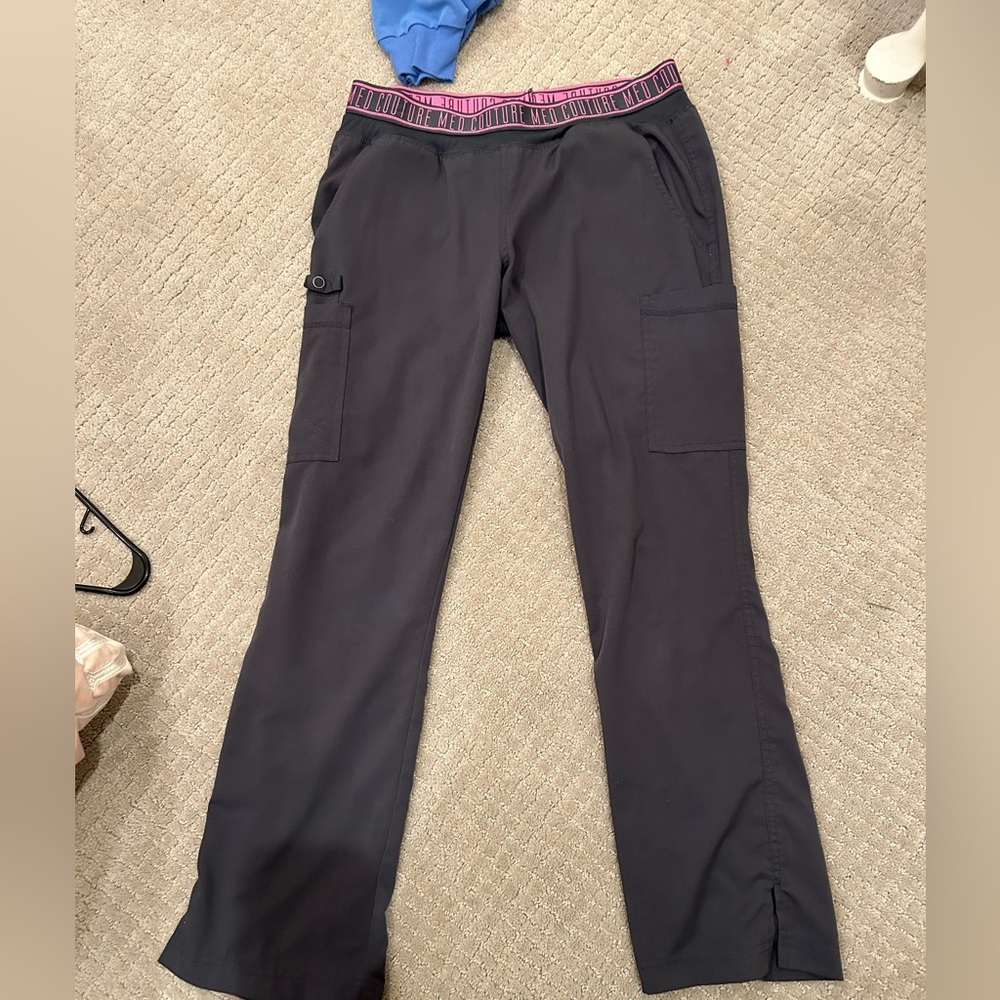 Gray scrub pants